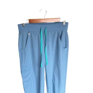 FIGS - Technical Collection High-Waisted Jogger Scrub Blue Pants Sz Xs thumbnail 3