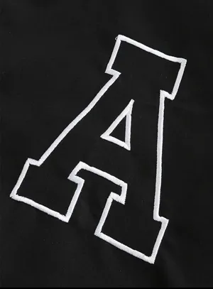 Varsity Small Letter A Sweater Jacket Windbreaker Warm Nwot thumbnail 3