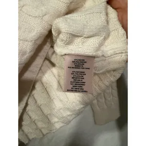 Philosophy Republic Clothing Cream Cable Knit Mock Neck Sweater‎ Small thumbnail 8