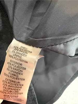 Calvin Klein Charcoal Gray Tailored Two-Button Blazer thumbnail 9