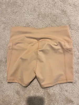 Tan Biker Shorts Size M thumbnail 3