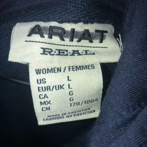 Ariat REAL Shield Logo Hoodie navy eclipse large NWOT country cowgirl western​​ thumbnail 6