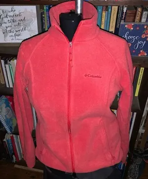 Columbia coral fleece gorpcore full zip cozy M jacket thumbnail 1