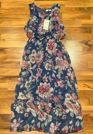 LARA G‎ women’s floral silk blend dress light weight NWT medium wedding thumbnail 1
