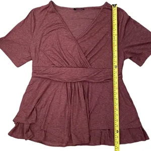 Bloomchic Dusty Rose Pink Baby Doll Shirt Size 14/16 NWOT thumbnail 4