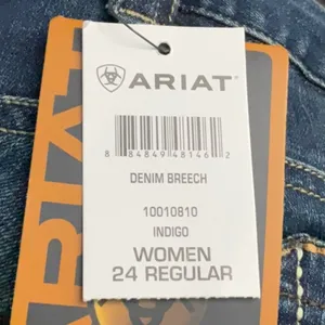 Ariat Denim Cropped Riding Breeches Indigo Jeans 24R NEW Activewear Sportswear thumbnail 12