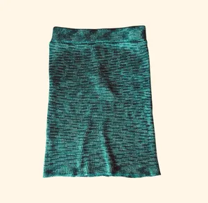 NWT Princess Polly Green Knit High Waist Mini Skirt M L thumbnail 3