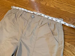 Miss Love Parachute cargo pants in beige size M thumbnail 9