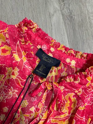 Rachael Roy floral blouse thumbnail 2