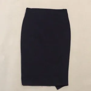Zara navy blue stretchy skirt thumbnail 3