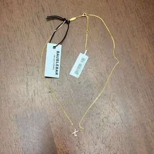 Baublebar Gold Necklace - X Initial thumbnail 2