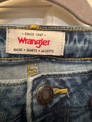 Wrangler Women's High Rise Straight Crop Blue Jeans (Sz 6x26) thumbnail 6