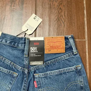Levi’s Premium Denim Blue Distressed Women's Shorts thumbnail 5