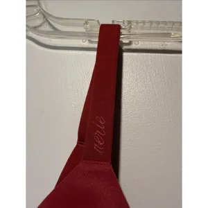 Aerie Smoothez Full Coverage Maroon Red Bra Size 38D Adjustable Straps Smooth thumbnail 3