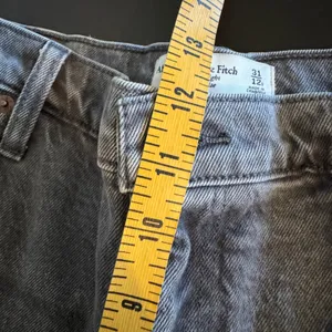 Abercrombie Fitch Ankle Straight Jeans 31/12S Curve Love Ultra‎ High Rise thumbnail 10