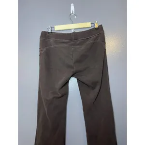 Nike Sweatpants Womens Medium Brown Fleece Straight Leg Lounge Embroidered Logo thumbnail 4