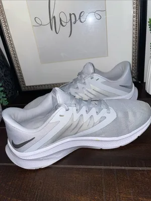 Nike Quest 3 Women’s Running Shoes Sneakers Size 8.5 Platinum / Metallic Silver thumbnail 7
