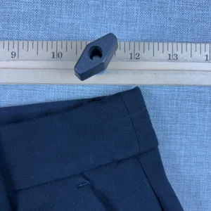 Spanx Pants Womens XS Black Ponte Tapered Pleated Pull On Stretch Dress thumbnail 5