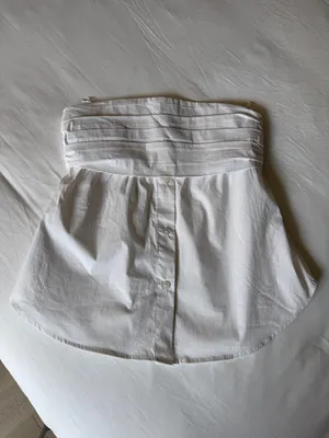 Zara White Strapless Top thumbnail 3