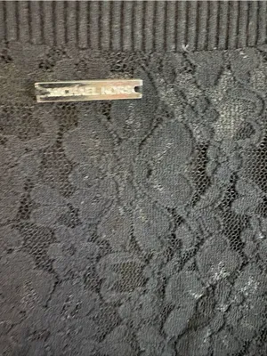 Women’s Black Lace Long-Sleeve Pullover Sweatshirt by MICHAEL Michael Kors thumbnail 5