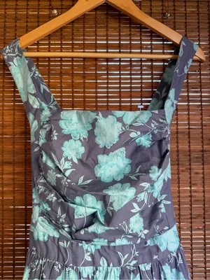 Free People Meet Me in Maui Floral Open Back Mini Dress Medium $128 thumbnail 5