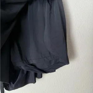 Lugongzi Women's‎ Small 2 in 1 Flowy Black Skort athletic thumbnail 3