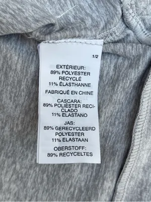 Vuori Halo Essential Hoodie Light Gray Heather Women's Minimalist Outdoor Size M thumbnail 7