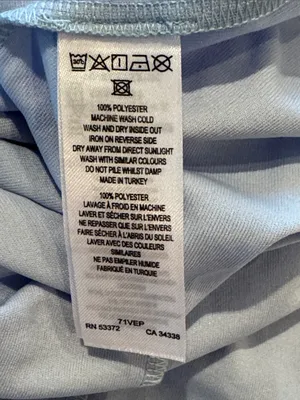 French Connection Pale Blue Sheer-Panel Maxi Skirt with Side Slit size M thumbnail 6