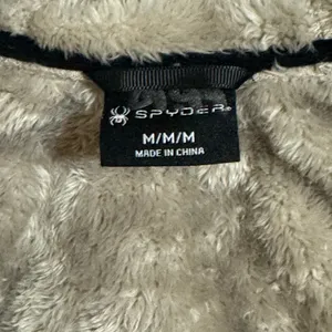 Women's Spyder Beige fur lined ski Jacket.  Size Medium thumbnail 2
