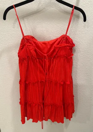 Lucy in the sky mini dress red thumbnail 2