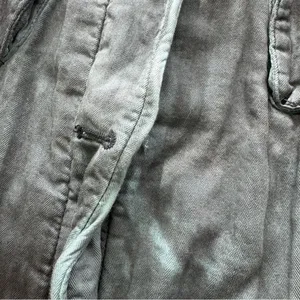 Free People Double Cloth Jacket Military Drawstring distressed tie dyed Size S thumbnail 13