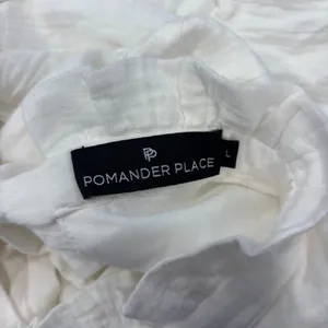 Tuckernuck Pomander Place White Gauze Cotton Morgan Swing Dress L Fairy Garden thumbnail 7
