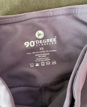90 Degrees by Reflex Light Purple Star Leggings thumbnail 4
