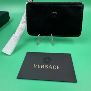 Versace Medusa Key Case Black Vitello New w/ Box Dust Bag Sealed Envelope Italy thumbnail 7