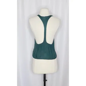 FREE PEOPLE Intimately Switch It Up‎ Tank Cami Green Balsam Ribbed Knit Large thumbnail 9