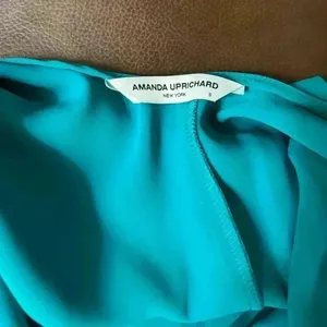 NWOT Amanda Uprichard Fabianna Cowl Neck Sleeveless Midi Dress Atlantis Green S thumbnail 6