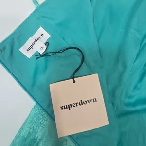Superdown Andy Mini Dress in Teal XS thumbnail 12