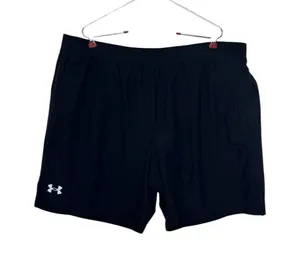 Under‎ Armour Women's Shorts Drawstring Pull On Workout Gym Pockets Black 2XL thumbnail 1