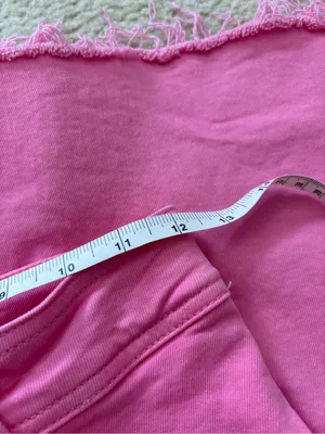 Zara Pink Wide Leg High Rise Jeans thumbnail 5