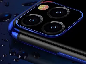 Apple iPhone 11 Pro Max Fashion Air Bumper Anti-drop Case Blue thumbnail 6