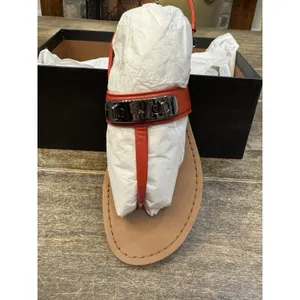 Coach Gracie Swagger Thong Sandals Burnt Orange Size‎ 5.5 New In Box thumbnail 3