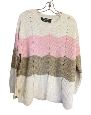 Inner Circle woman’s Sweater Sz XL NWOT Pink thumbnail 1