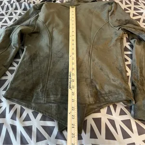 Lulus Wild at Heart Olive Green Vegan Suede Moto Jacket NWT‎ Size S thumbnail 14