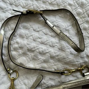 Coach Monogram Crossbody Bag brown tan gold thumbnail 8