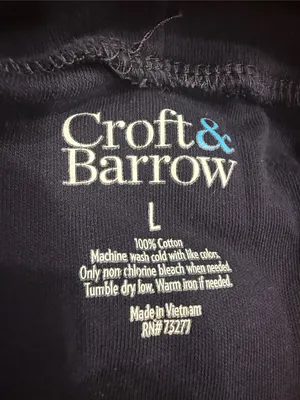 Croft & Barrow 100% blue turtle neck size large . thumbnail 2