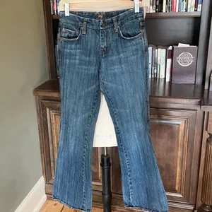 7 for all Mankind Low rise Jeans Bootcut Womens 27 thumbnail 14