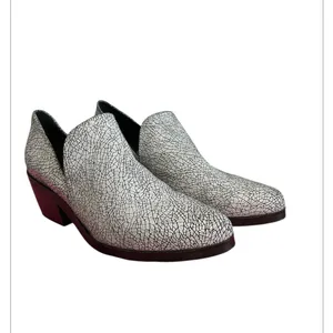 SHELLYS LONDON Women's Crackle‎ Pattern Ankle Boots White Size 8 thumbnail 7