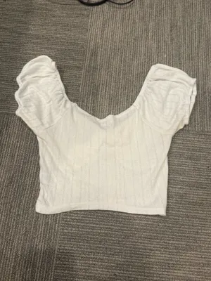 PacSun Top White Crop thumbnail 4