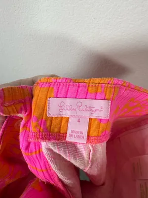 Lilly Pulitzer Women’s Liza Shorts Pop Pink Seaesta Scallop Floral Size 4 thumbnail 9