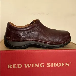 Red‎ Wing Women'S Style 2322 Leather Safety Shoes Slip-On Aluminum Toe Brown 5 thumbnail 5